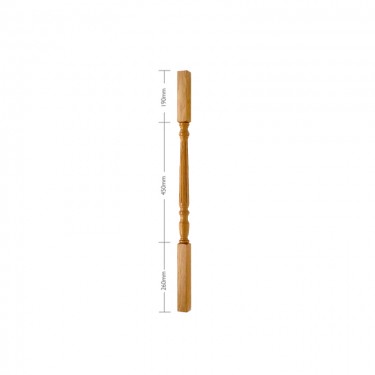 Oak Palace Flute Spindle - 900mm