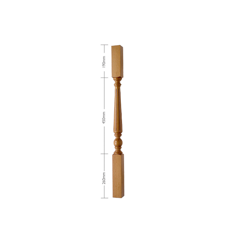 Oak Craftsmans Choice Trentham Flute Turned Spindle - 900mm