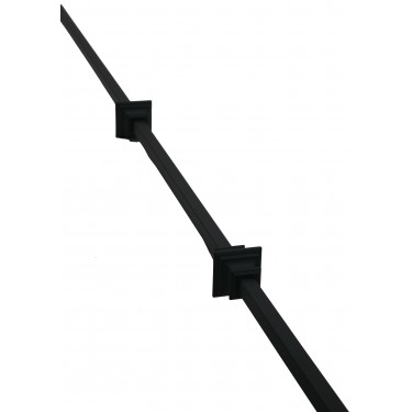 Metal Black Double Knuckle Baluster 1100mm x 12.7mm x 12.7mm