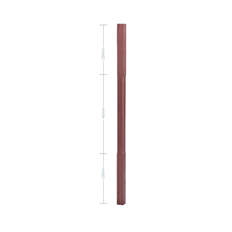 American Black Walnut Stop Chamfer Spindle - 1100mm