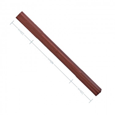 American Black Walnut Stop Chamfer Spindle - 56mm x 900mm