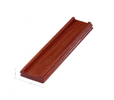Sapele Craftsmans Choice Baserail 1800mm - 56mm Groove including infil