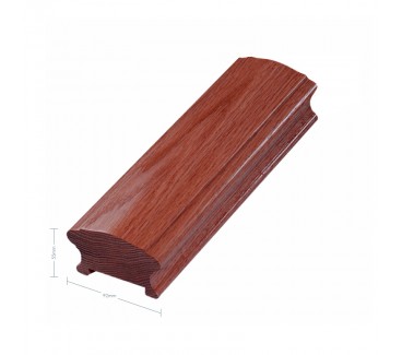 Sapele Craftsmans Choice Handrail 1800mm - 56mm Groove including infil