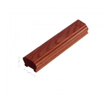 Sapele Signature Handrail - 41mm groove including infill - 2400mm