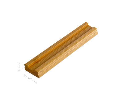 Oak Signature Baserail - 28mm tall x 67mm wide - 32mm or 41mm Groove - complete with Infill - Available in different lengths