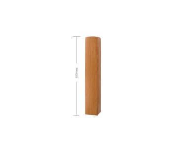 Oak Craftsmans Choice Newel Base 117mm x 117mm (F Spec). Available in different lengths