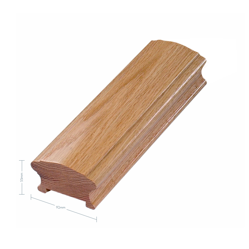 Oak Craftsmans Choice Handrail - 56mm groove including infill - 1800mm