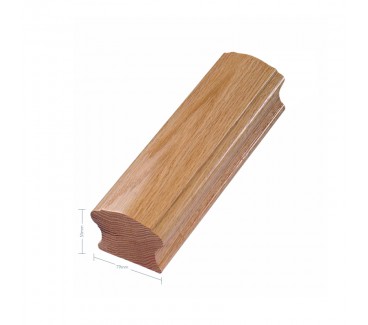 Oak Craft Choice Reduced Handrail 3600mm No Groove