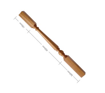 Oak Craftsmans Choice Trentham Turned Spindle 56mm x 56mm. Available in different lengths