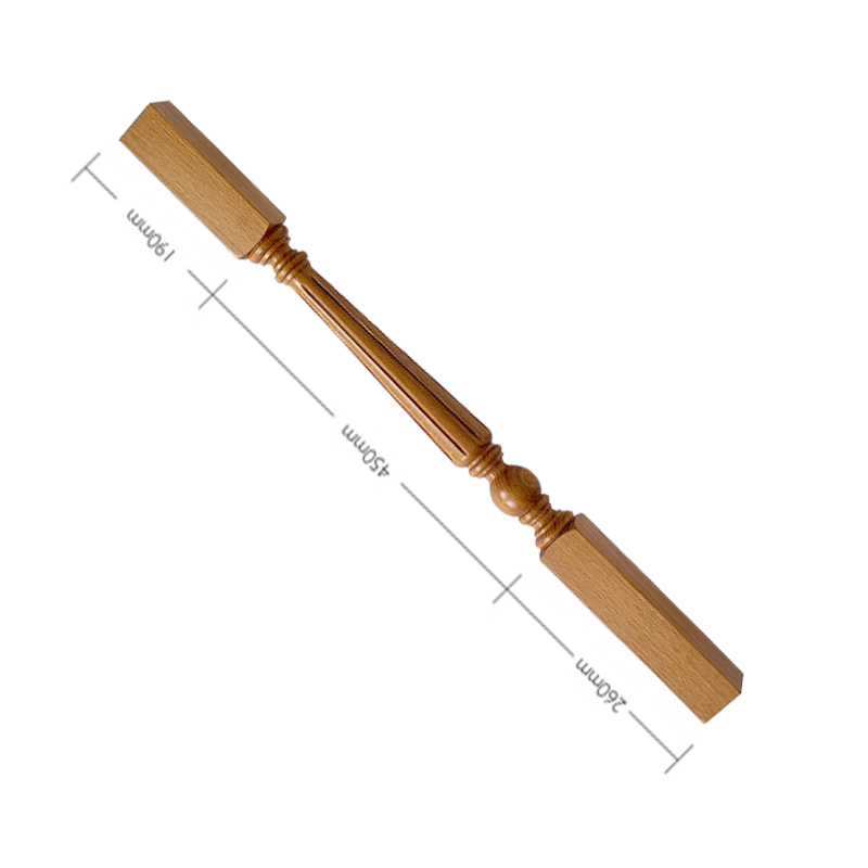 Oak Craftsmans Choice Trentham Flute Spindle 56mm x 56mm. Available in different lengths