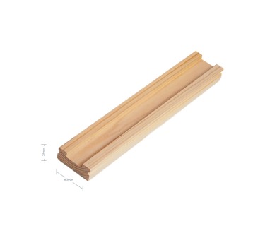 Pine Signature Baserail - 28mm tall x 67mm wide - 32mm or 41mm Groove - complete with Infill - Available in different lengths