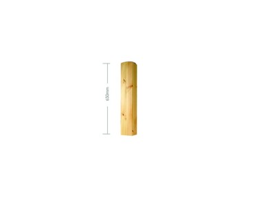 Pine Craftsmans Choice Newel Base 117mm x 117mm. Available in different lengths
