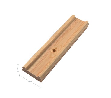 Pine Craftsmans Choice Baserail - 56mm groove including infill - 1800mm