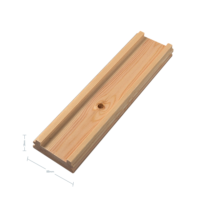 Pine Craftsmans Choice Baserail - 56mm groove including infill - 1800mm