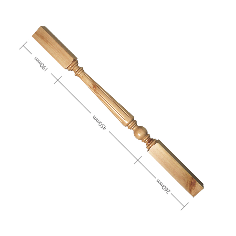 Pine Craftsmans Choice Trentham Flute Spindle 56mm x 56mm. Available in different lengths
